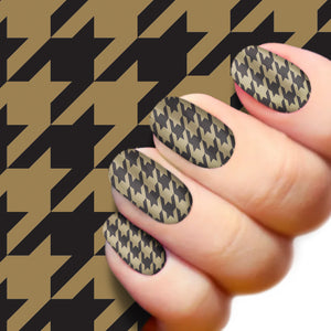 Iconic Gold Houndstooth Minx