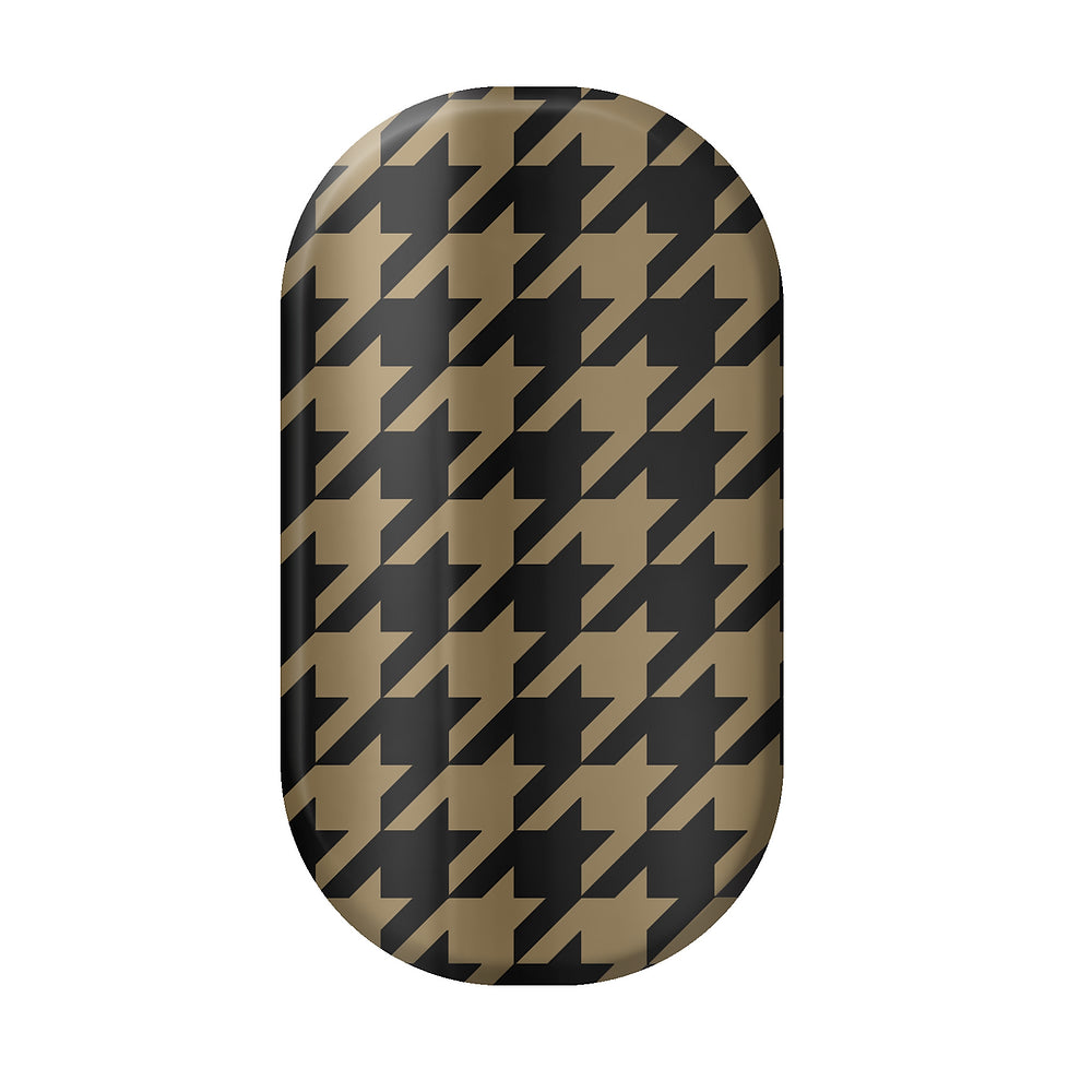 Iconic Gold Houndstooth Minx