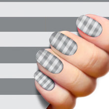 Load image into Gallery viewer, Silver Me Timber Minx Nail Wrap