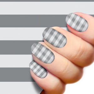 Silver Me Timber Minx Nail Wrap