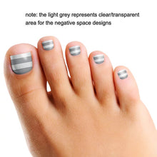 Load image into Gallery viewer, Silver Me Timber Minx Nail Wrap